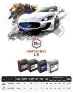 باتری خودرو تینو 35 آمپر پایه بلند معکوس - Image 2